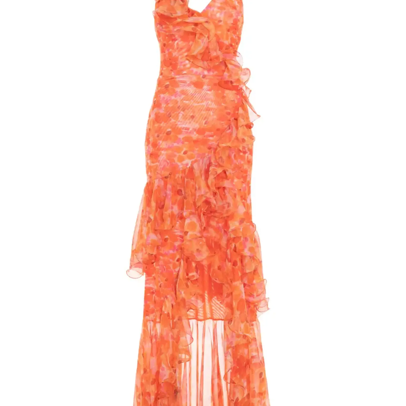 PAT BO MYOSOTIS FLUTTER GOWN