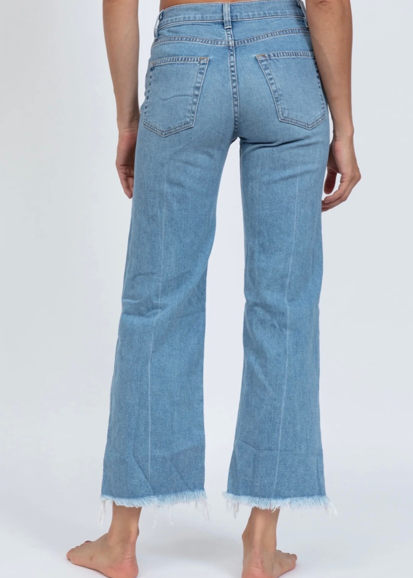 ASKKNY CROP WIDE LEG JEAN