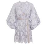 ZIMMERMANN COCO LACE TUNIC MINI DRESS