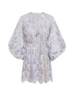 ZIMMERMANN COCO LACE TUNIC MINI DRESS