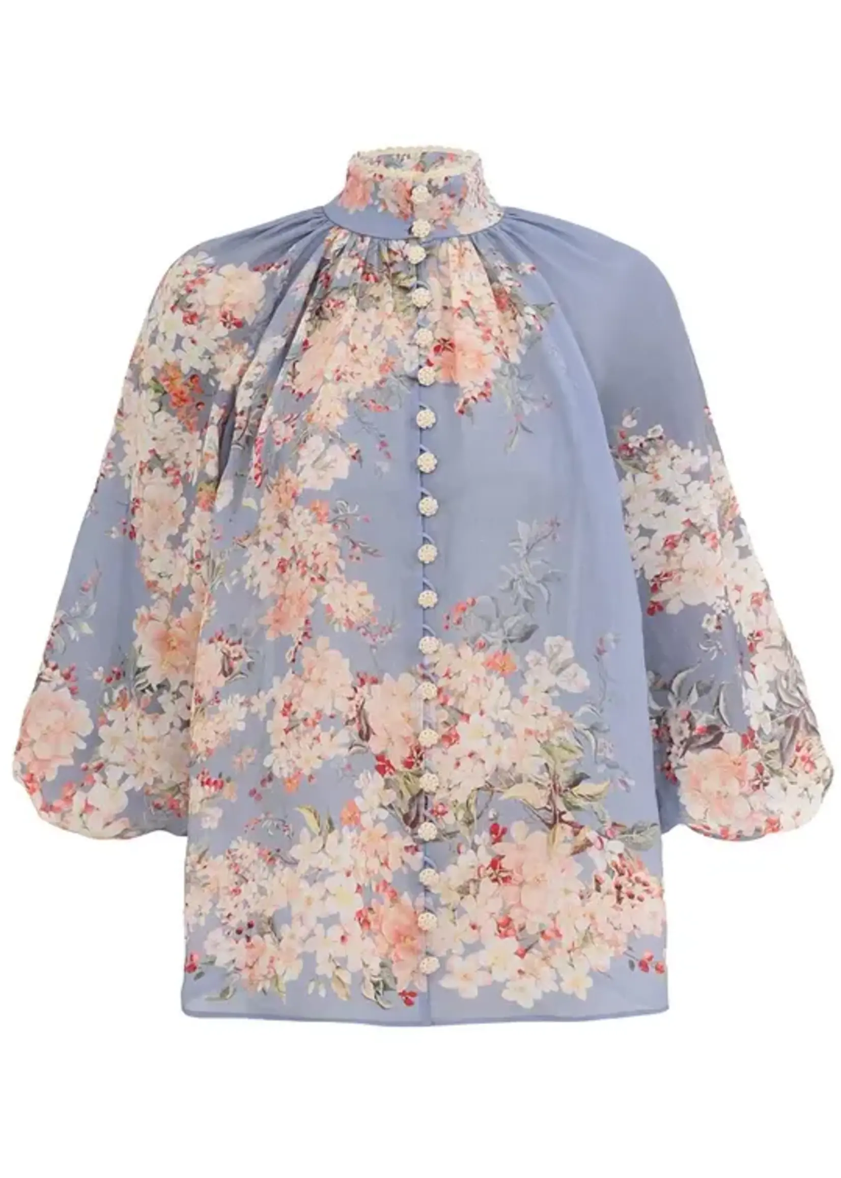 ZIMMERMANN CASCADIAN BILLOW BLOUSE