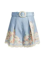 ZIMMERMANN CASCADIAN TUCK SHORT