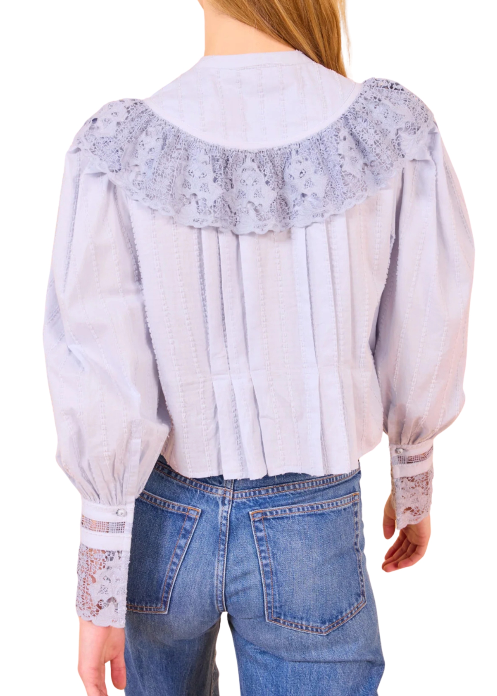 ULLA JOHNSON ESTHER LONG SLEEVE BLOUSE