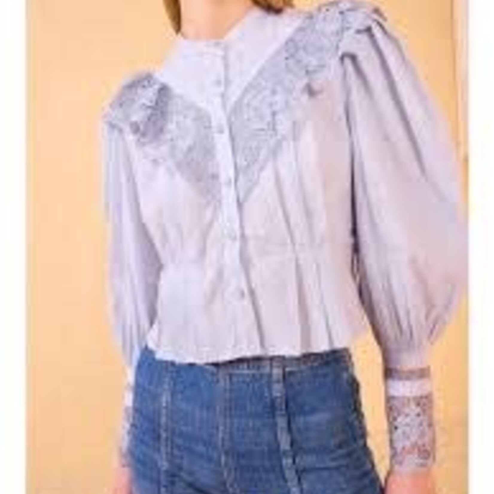 ULLA JOHNSON ESTHER LONG SLEEVE BLOUSE