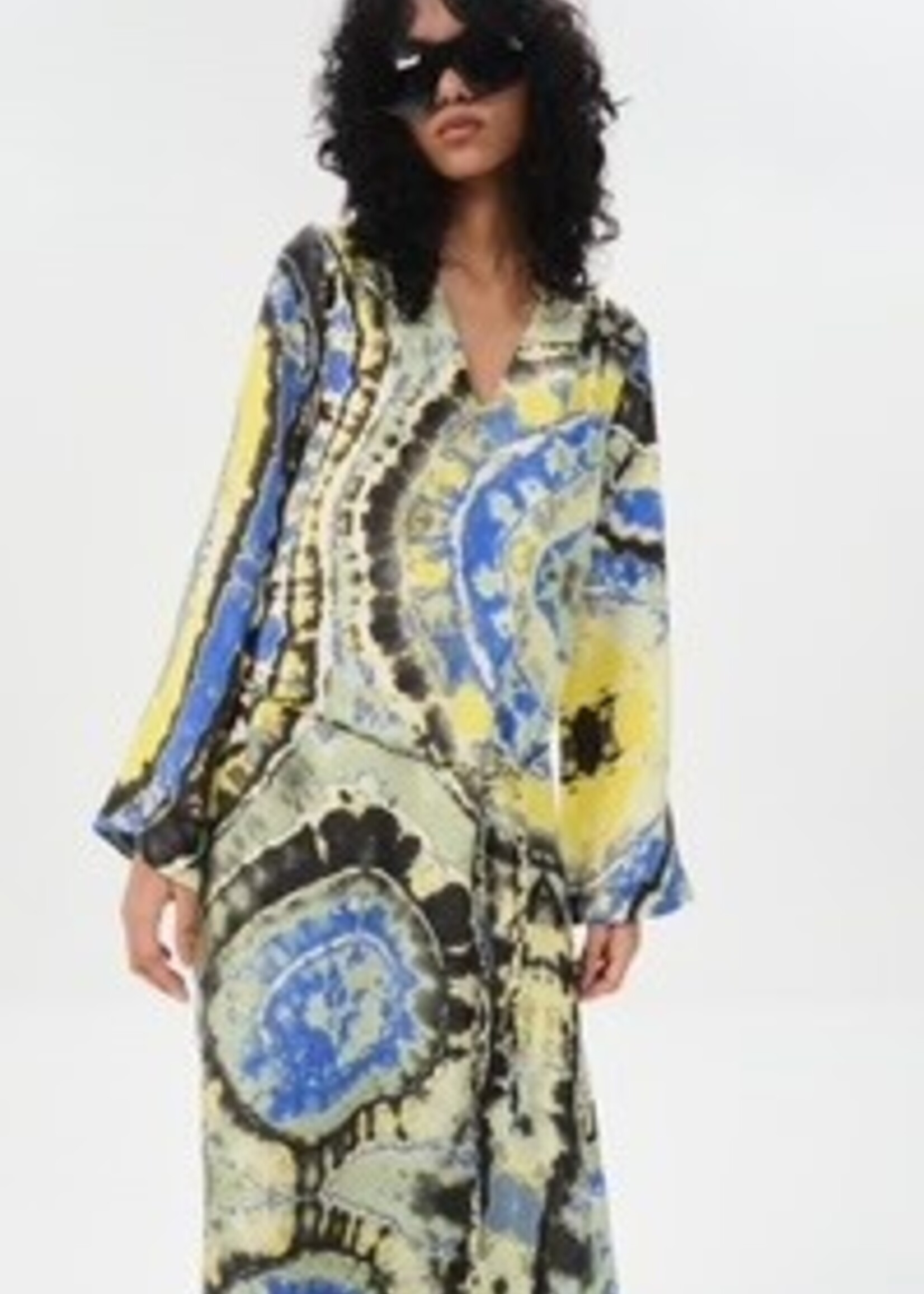 MARIA CHER RIVADAVIA ANNE LONG DRESS