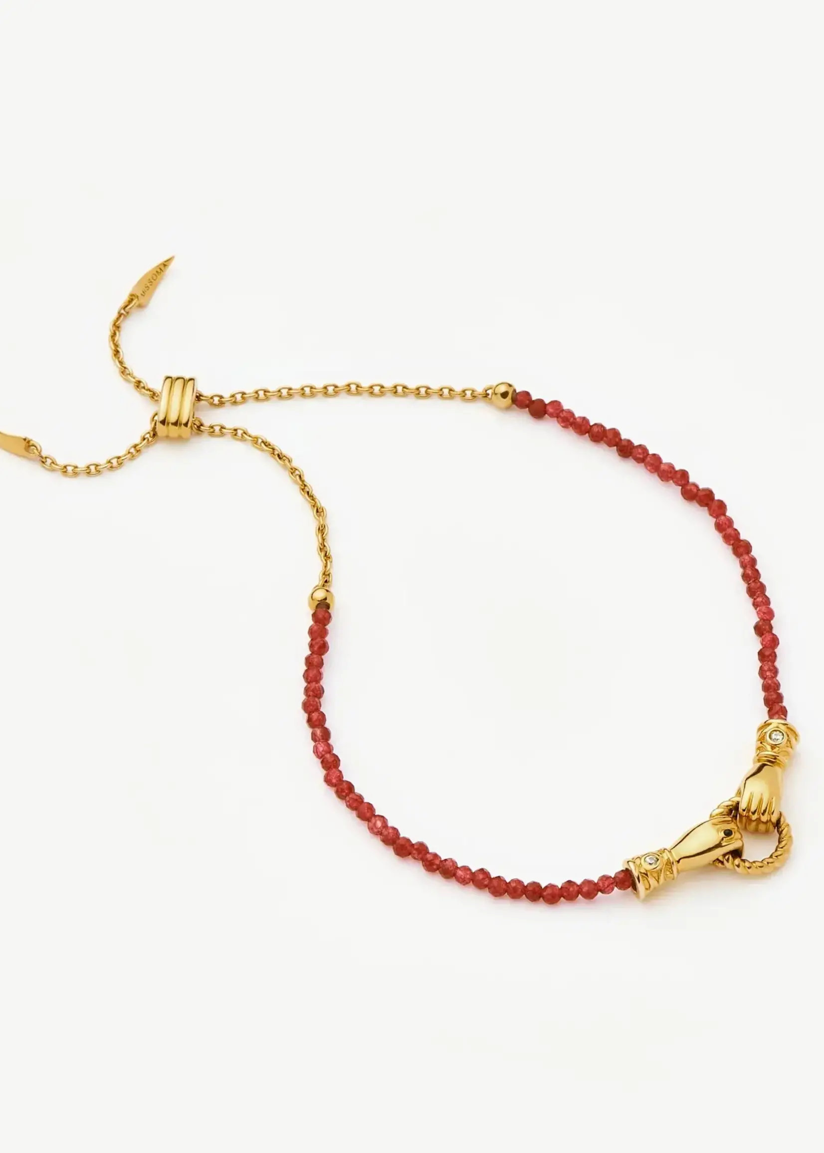 MISSOMA HARRIS REED GEMSTONE SLIDER BRACELET