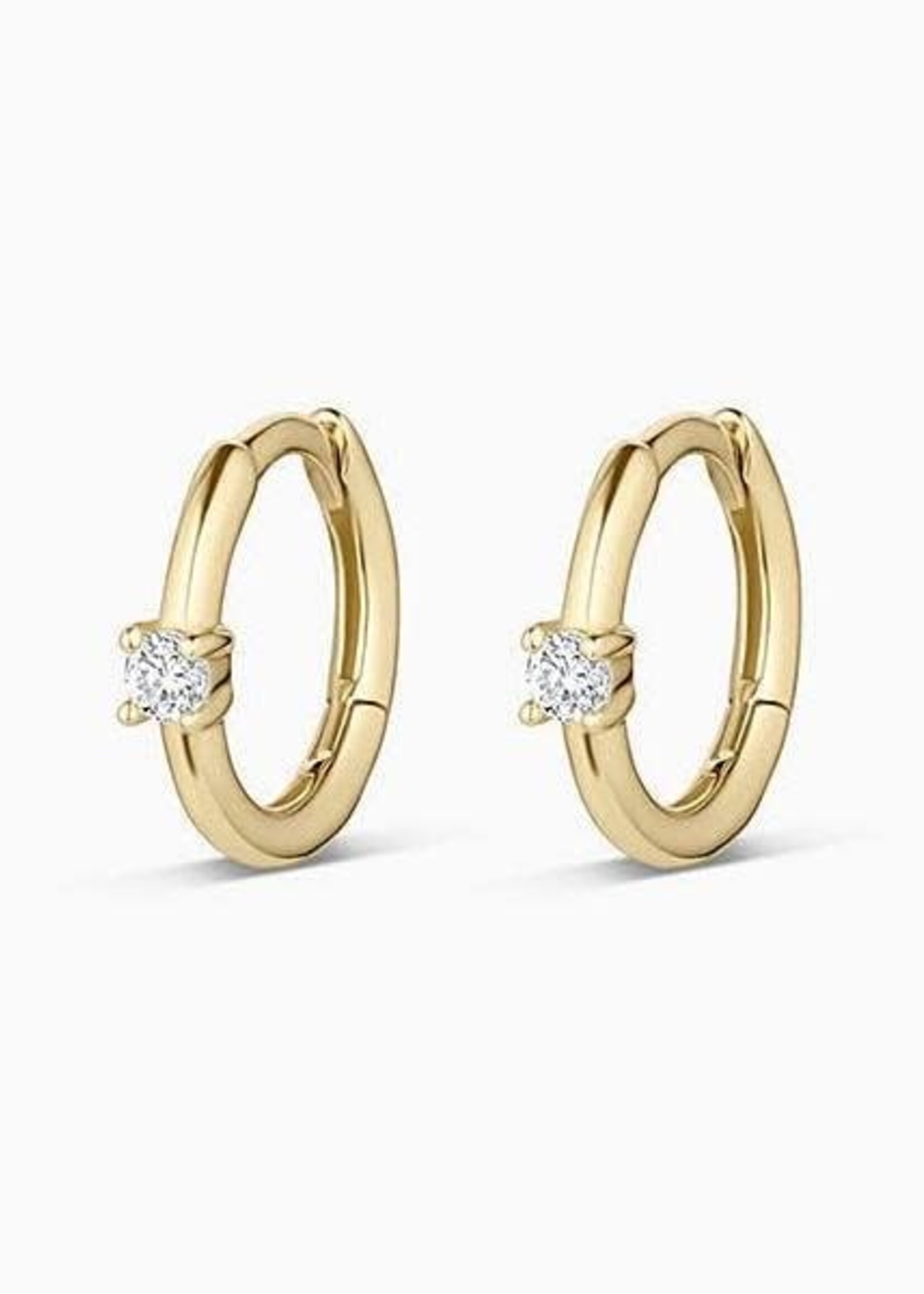 MISSOMA FINE SINGLE DIAMOND DOME HUGGIES