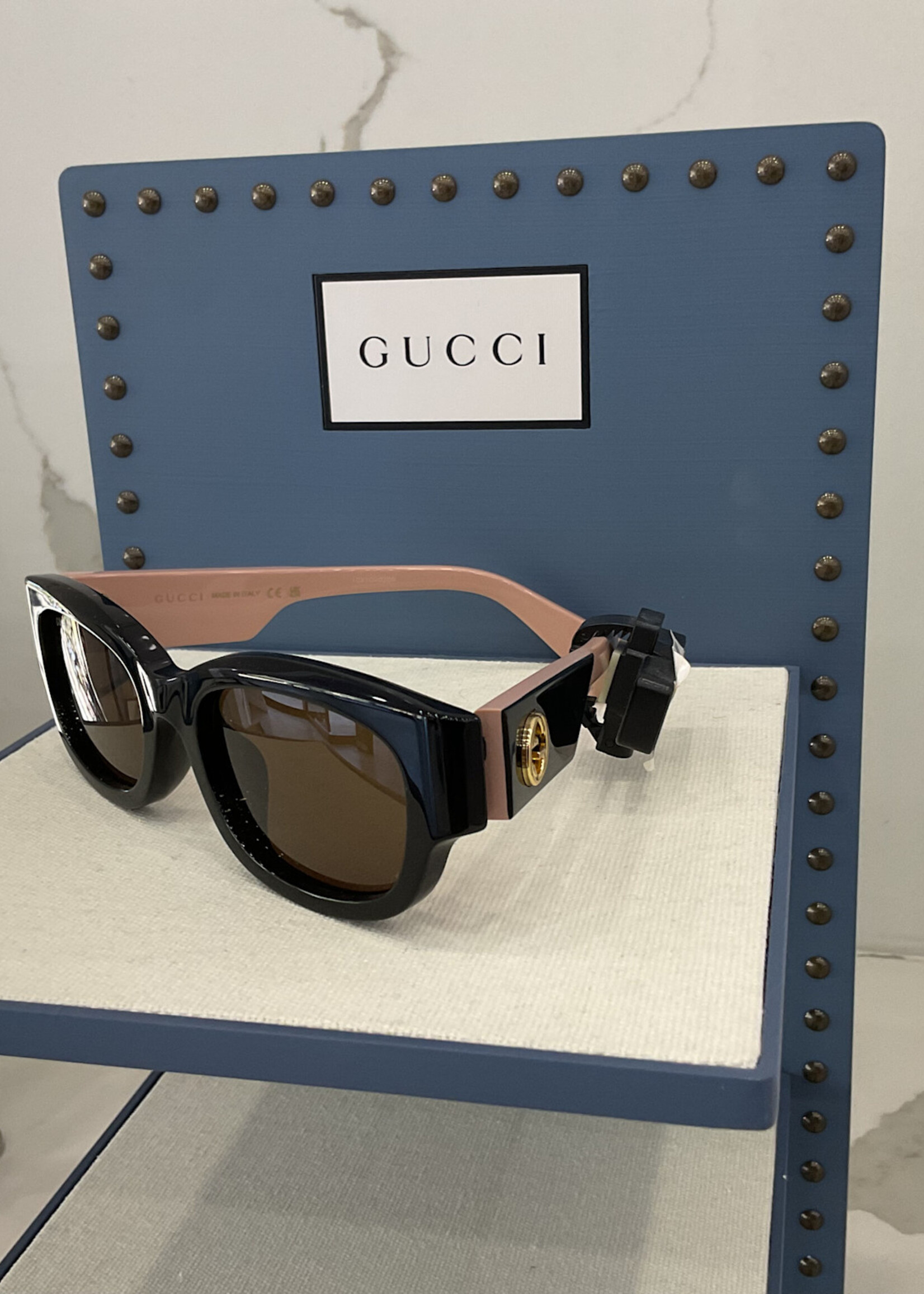GUCCI CAT EYE ACETATE SUNGLASSES