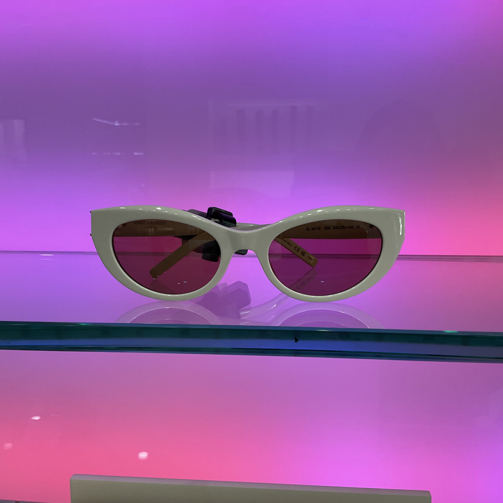 YSL IVORY CAT EYE SUNGLASSES