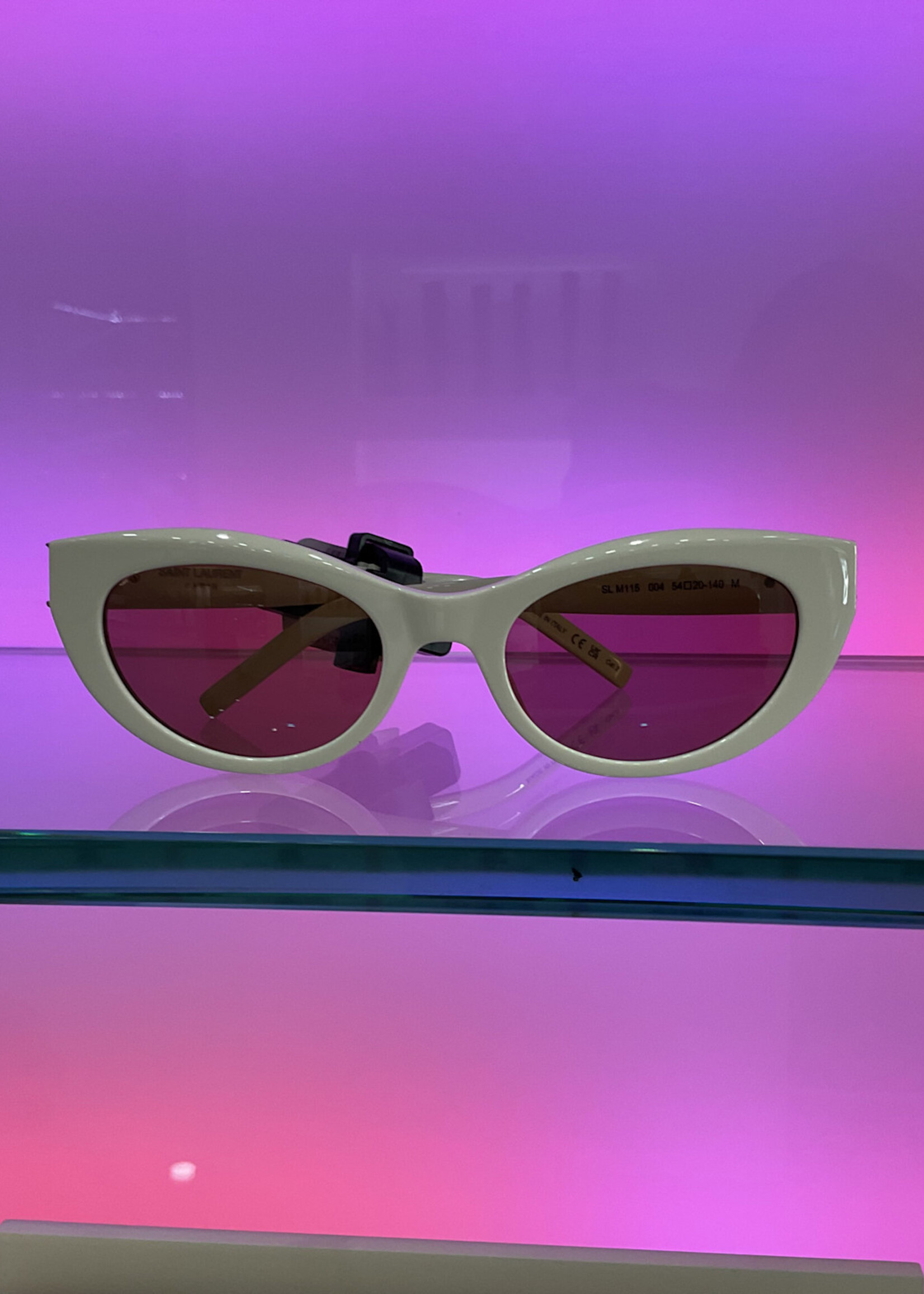 YSL IVORY CAT EYE SUNGLASSES