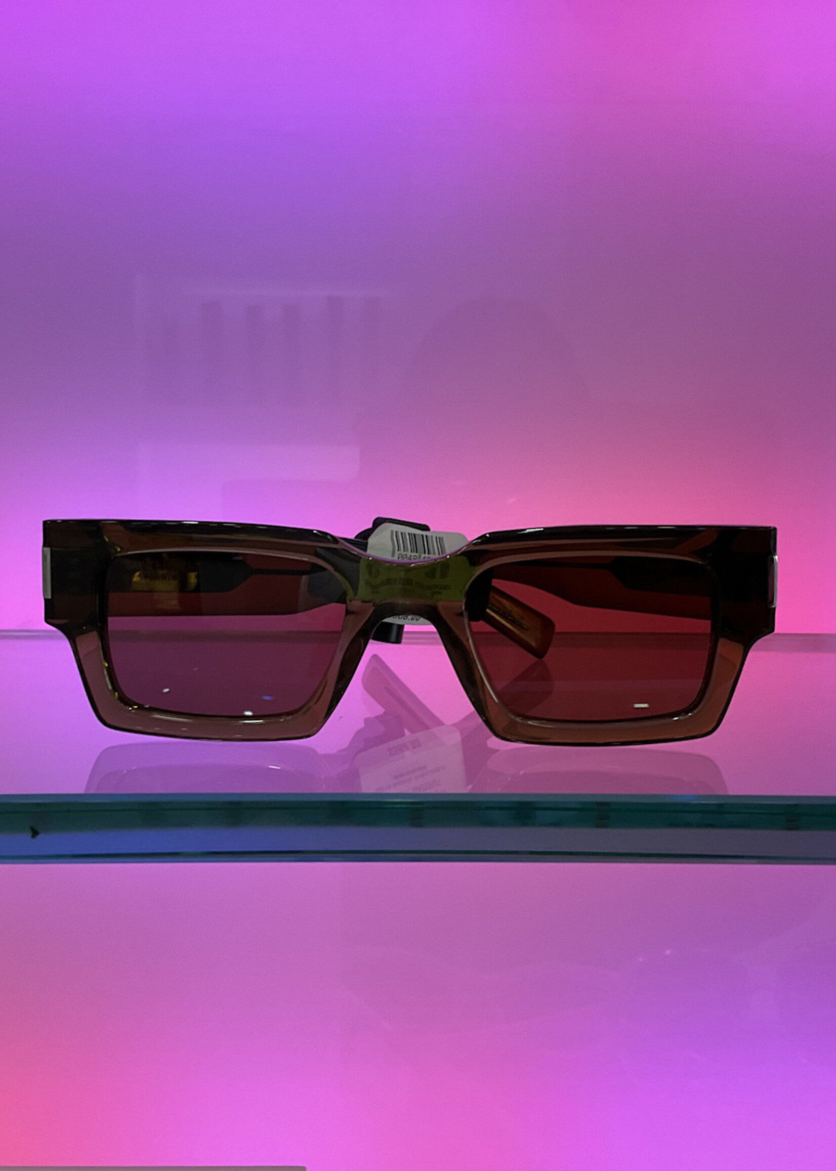 YSL GREEN SQUARE SUNGLASSES