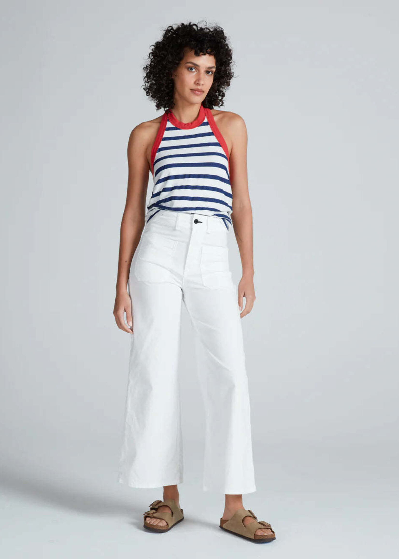 ASKKNY CROPPED SAILOR TWILL