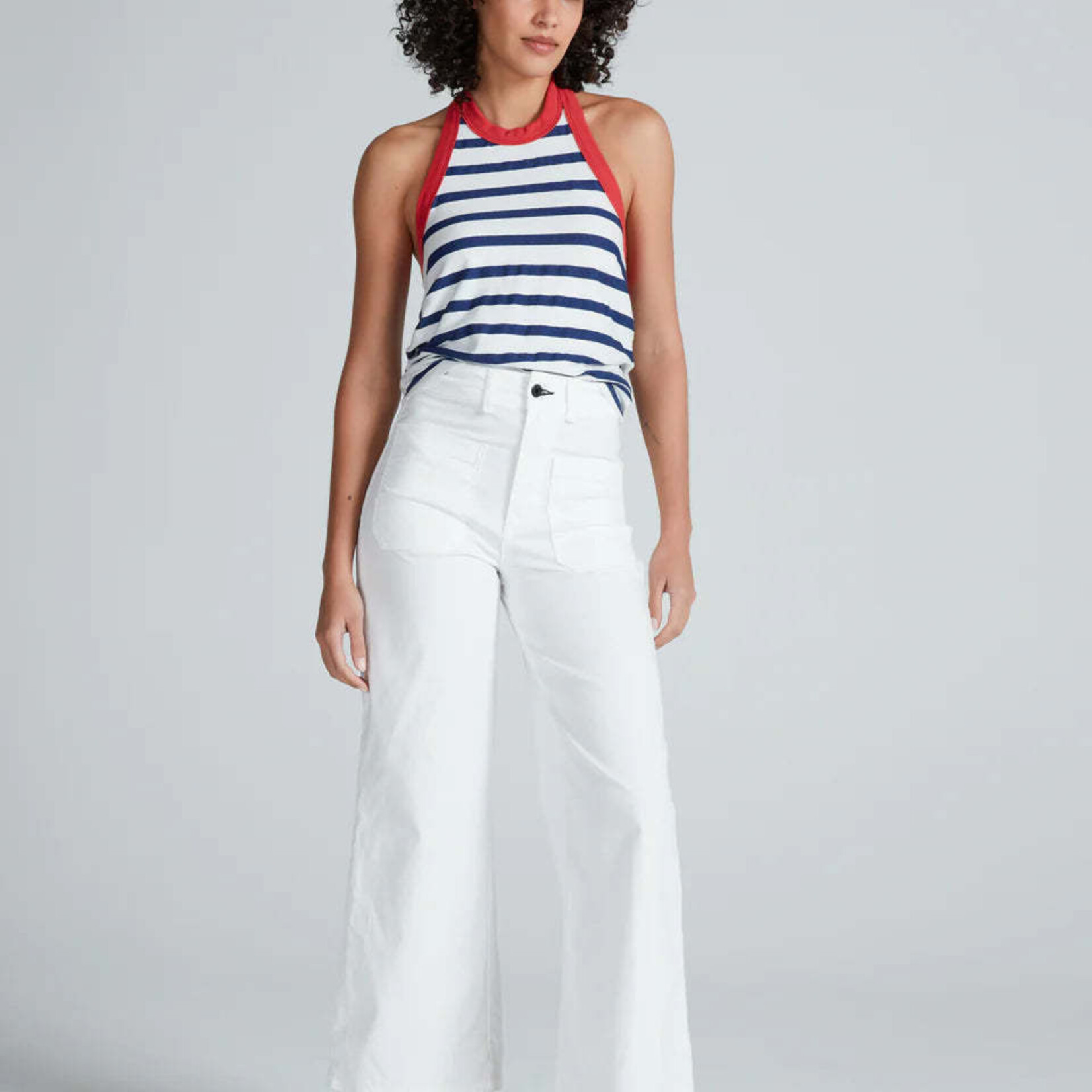 ASKKNY CROPPED SAILOR TWILL
