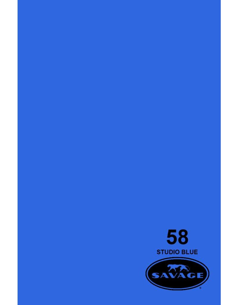 Studio Blue Seamless Background Paper (107 W x 36' L) - SA 58