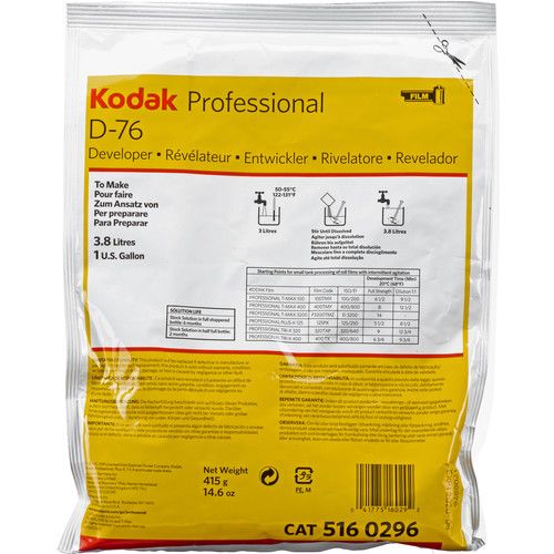 Kodak D76 Film Developer 1 Gallon Powder Tuttle Cameras