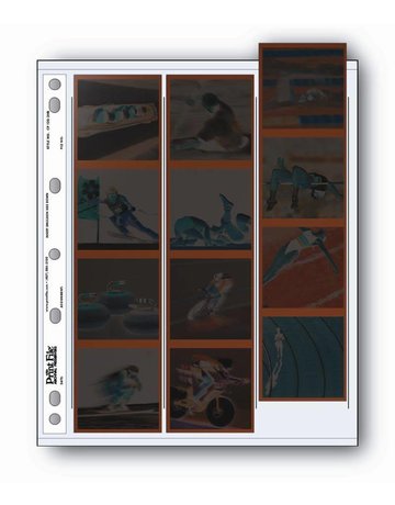 Print File Printfile 120-3HB Archival Negative Preservers 120 size 3 strips of 4 negatives - 25 Pack