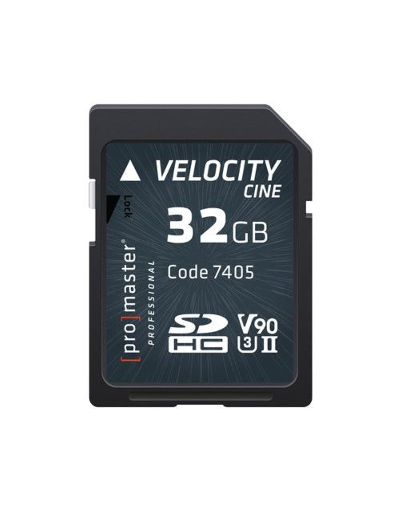 Promaster SDHC 32GB Velocity CINE