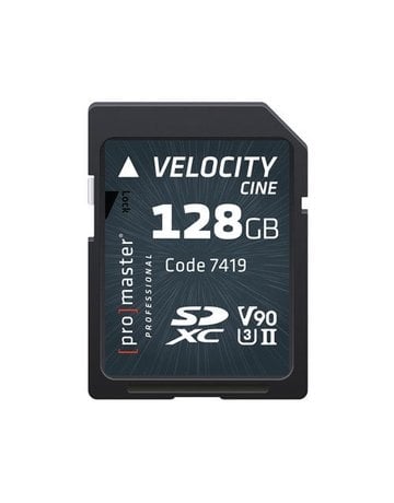 Promaster SDXC 128GB Velocity CINE