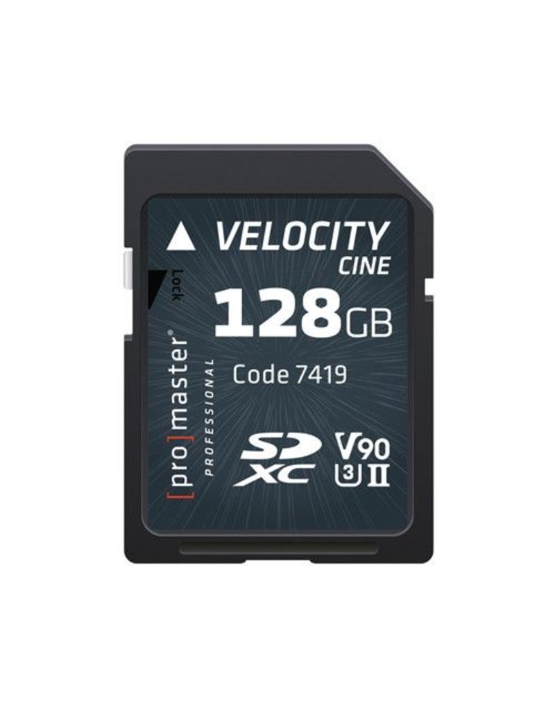Promaster SDXC 128GB Velocity CINE