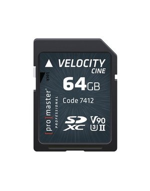 Promaster SDXC 64GB Velocity CINE