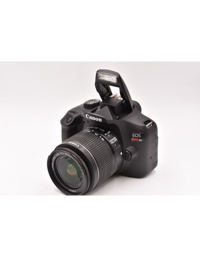 Canon Pre-Owned Canon Rebel T6 With 18-55mm Black {18MP}