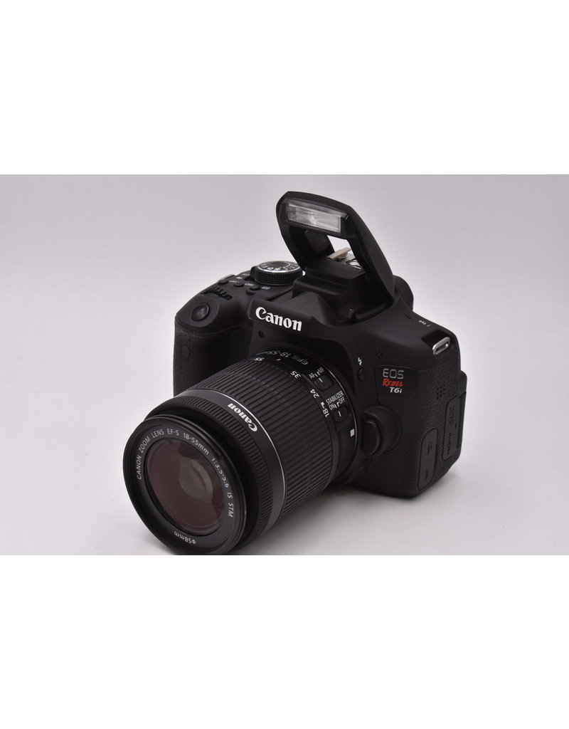 Canon Pre-Owned Canon Rebel T6i With 18-55mm STM