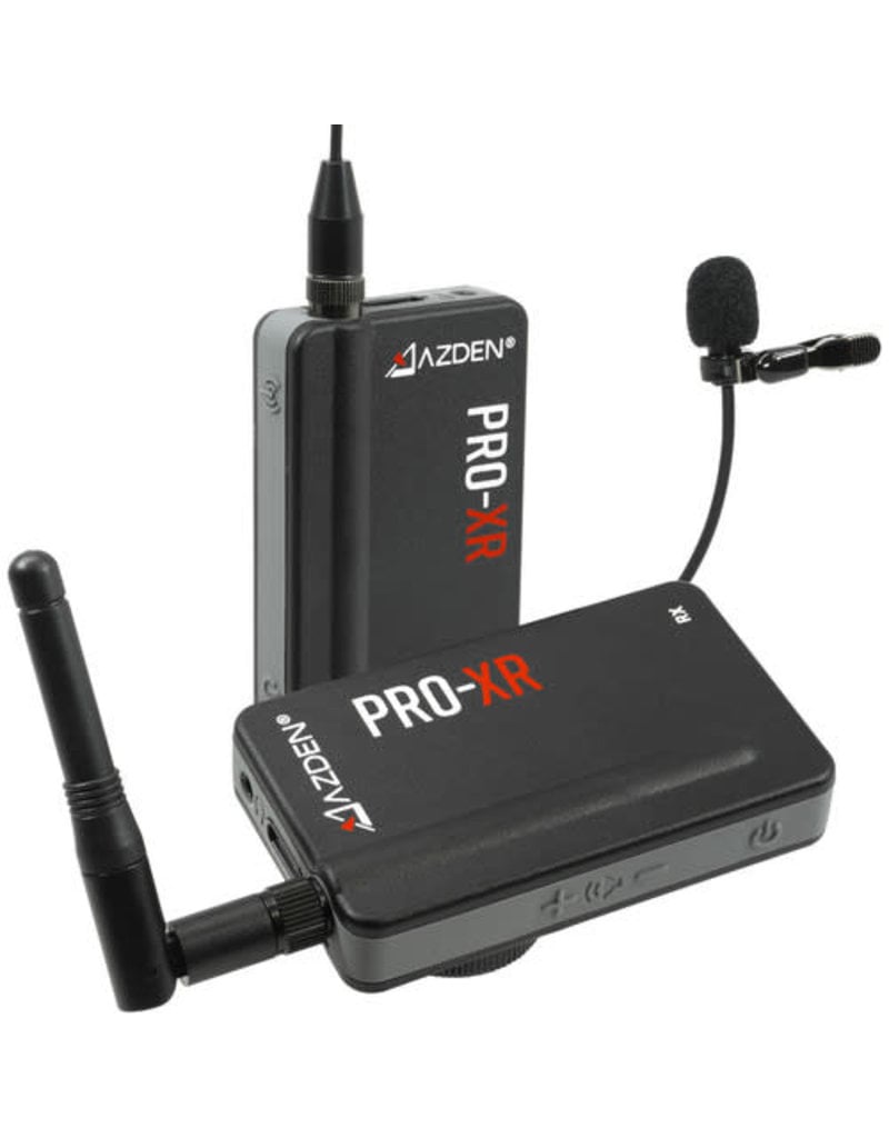 Azden Azden PRO-XR Digital Camera-Mount Wireless Omni Lavalier Microphone System (2.4 GHz)