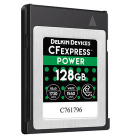 Delkin Delkin Devices 128GB CFexpress POWER Memory Card Plus USB 3.2 CFexpress Memory Card Reader