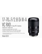 Tamron Tamron 17-70mm F2.8 Di III-A VC RXD For Sony