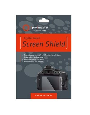 Promaster Crystal Touch Screen Shield - Canon M6, M6 Mark II, M50, M100, G9X, G9X Mark II, G7X, G5X, G5X Mark II, and G1X Mark II