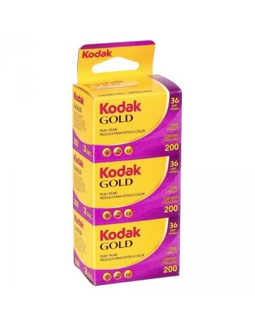 Kodak Kodak Gold 200 35mm 36 Exposure 3 Pack