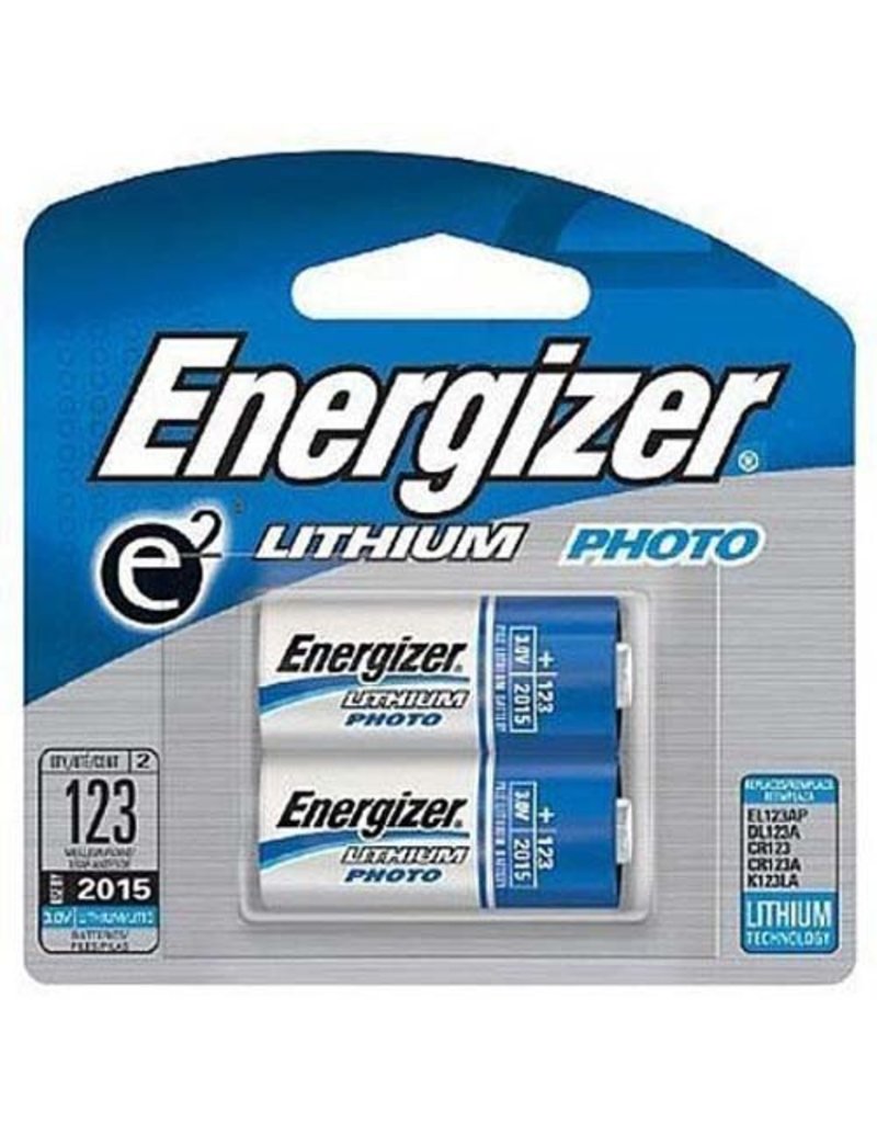 Energizer CR123 2pk - Tuttle Cameras