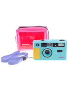 dubblefilm dubble film SHOW 35mm Reusable Camera (Turquoise)