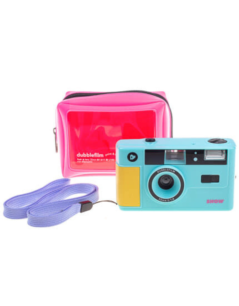 dubblefilm dubble film SHOW 35mm Reusable Camera (Turquoise)