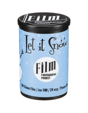 Film Photography Project FPP Let It Snow Black and White Negative Film (35mm Roll Film, 24 Exposures)