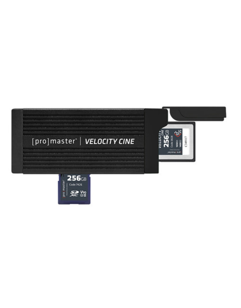 Promaster Velocity CINE Dual Card Reader - CFexpress Type B & SD