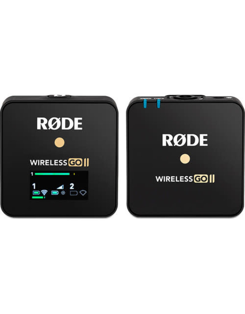 Rode Rode Wireless GO II Single Compact Digital Wireless Microphone System/Recorder (2.4 GHz, Black)