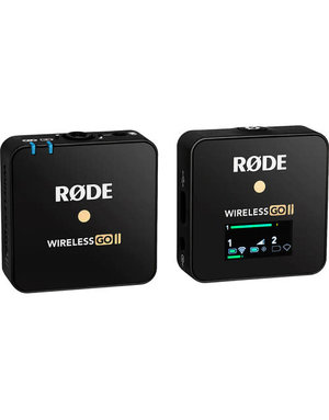 Rode Rode Wireless GO II Single Compact Digital Wireless Microphone System/Recorder (2.4 GHz, Black)