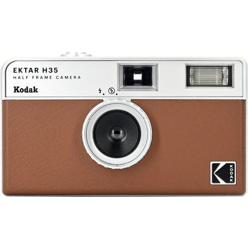 Kodak Ektar H35 Half Frame Film Camera (Brown) - Tuttle Cameras