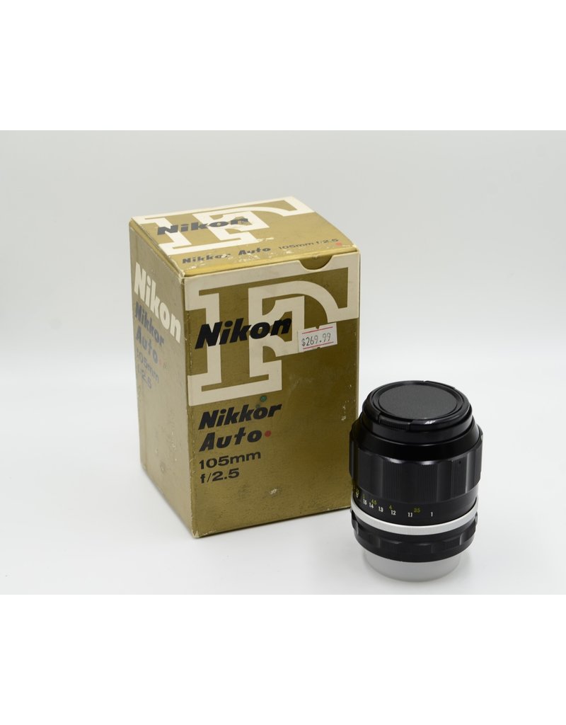 pre-owned Pre-Owned Nikon Nikkor Auto 105 F2.5