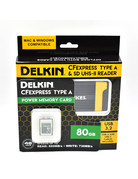 Delkin Delkin Devices 80GB Power CFexpress Type A Memory Card with CFexpress Type A & SD UHS-II Reader