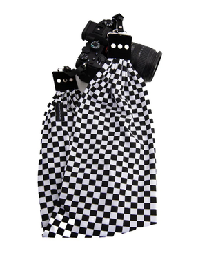 CAPTURING COUTURE CAPTURING COUTURE Pocket Scarf Checkered