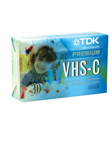 TDK VHS-C 30min Cassette
