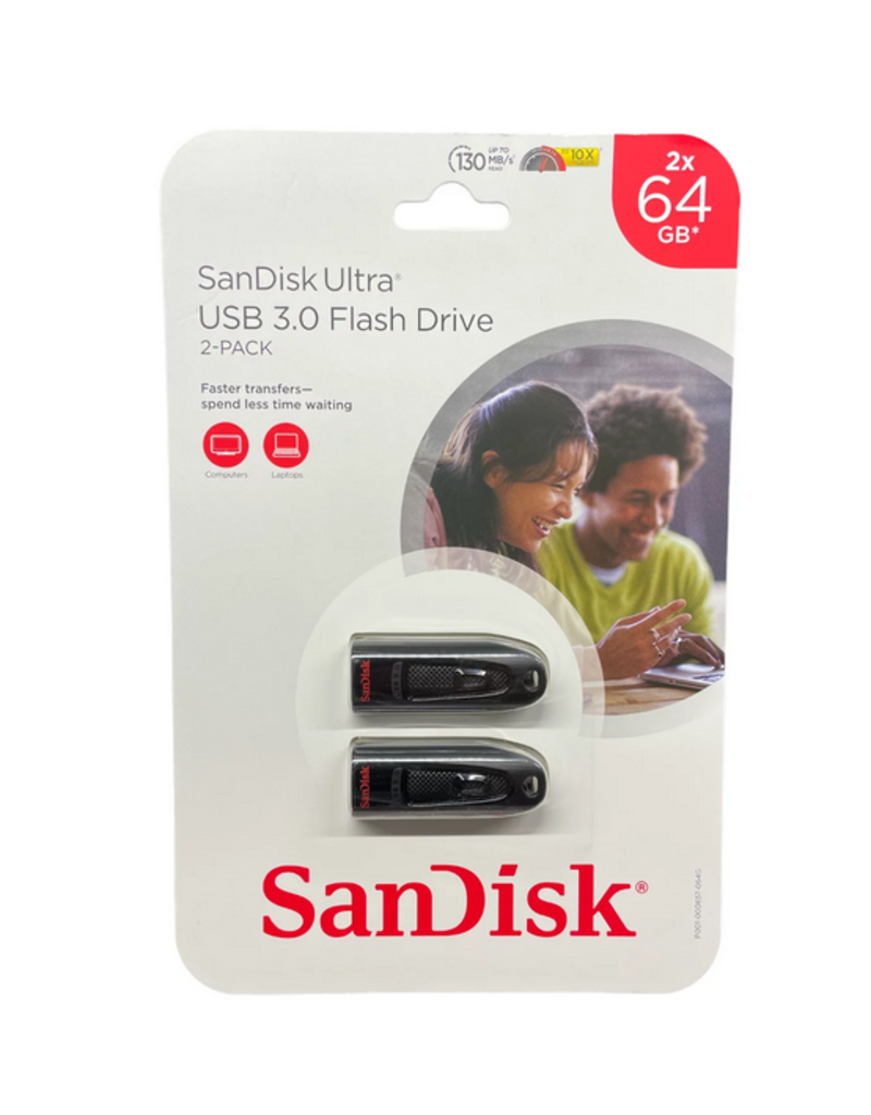 poeder Makkelijk te lezen Tropisch 2x 64gb SanDisk Ultra USB 3.0 Flash Drive - Tuttle Cameras