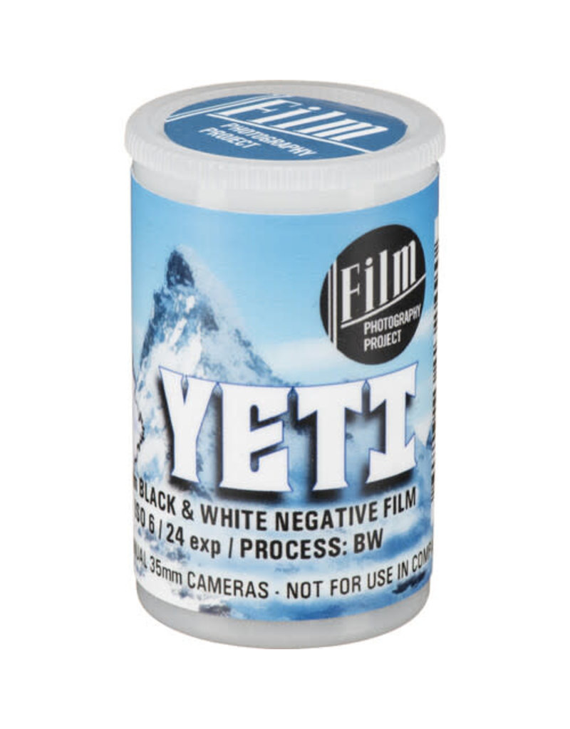 Film Photography Project FPP Yeti Black and White Negative Film (35mm Roll Film, 24 Exposures)