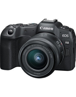 Canon Canon EOS R8 Mirrorless Camera with RF 24-50mm f/4.5-6.3 IS STM Lens