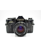 Canon Pre-Owned Canon AE-1 With 50mm F1.8 FD lens Black