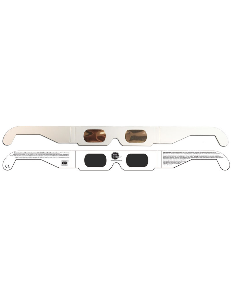 Solar Eclipse Glasses (White) 25 Pack