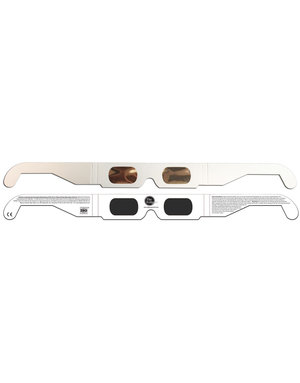 Solar Eclipse Glasses (White) Single