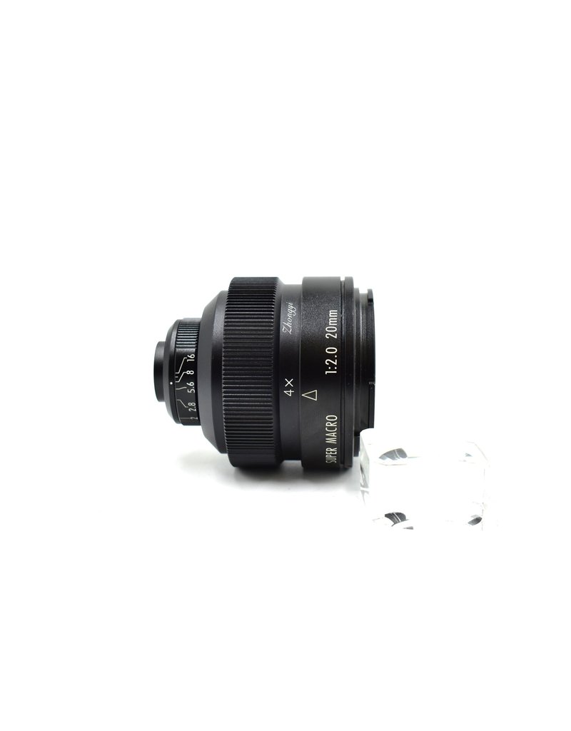 Canon Pre-Owned Zhongyi Mitakon 20mm f/2 4.5X Super Macro Lens for Canon EF
